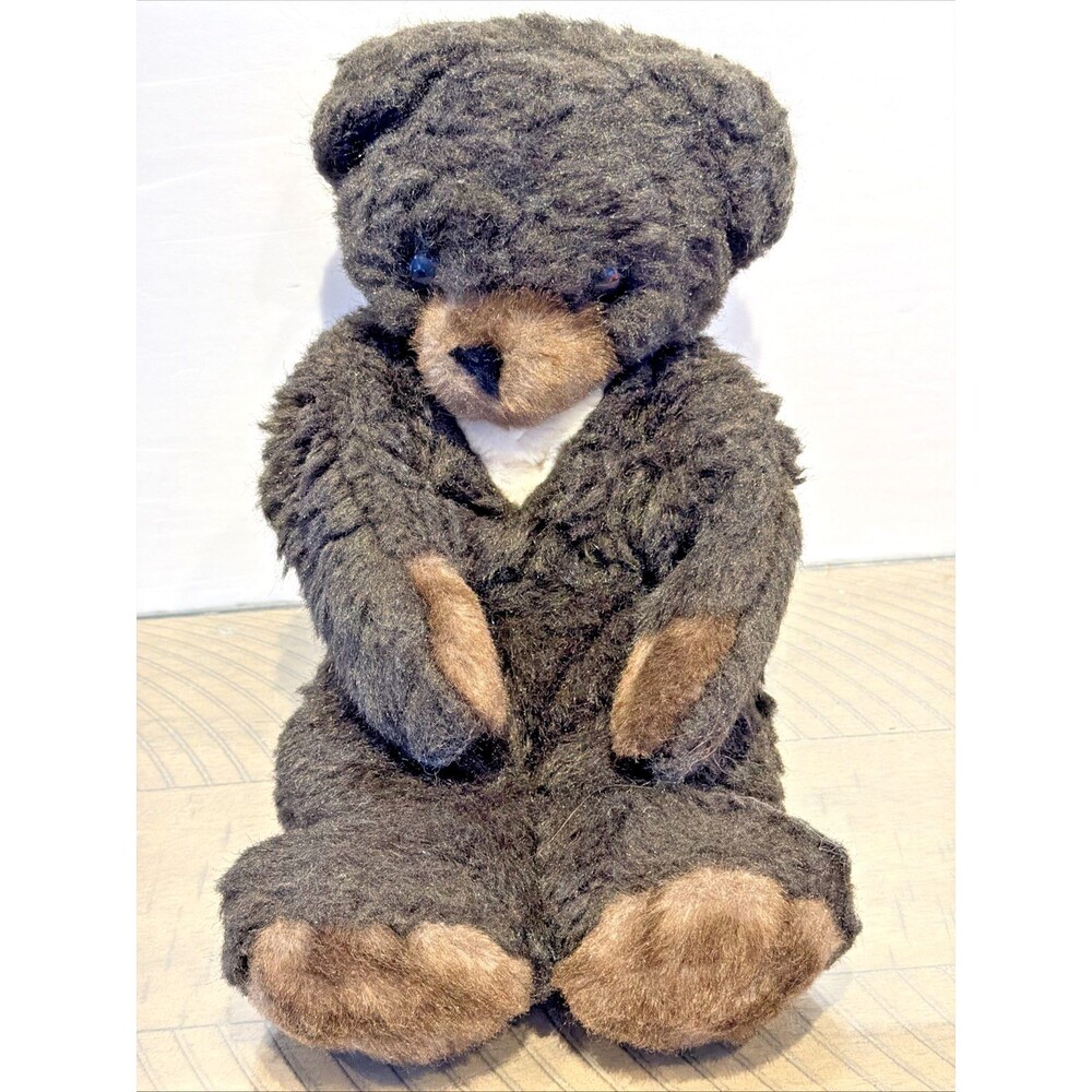 Vtg Aux Nations Teddy Bear Brown 14 inch made in france rare